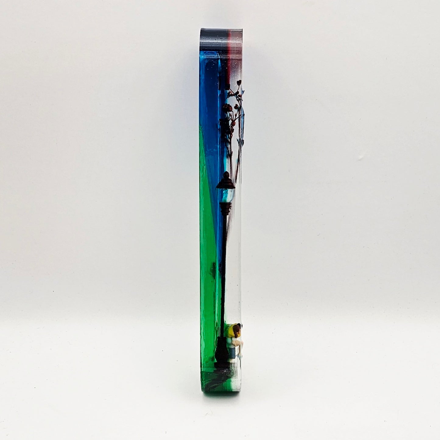 Mezuzah with a story - Loving Couple - 15cm #298 מזוזה עם סיפור
