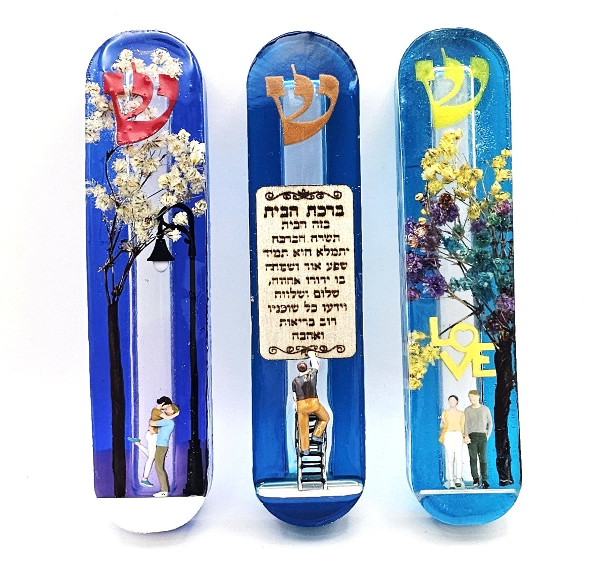 Mezuzah with a story - House Blessing - 12cm #303 מזוזה עם סיפור