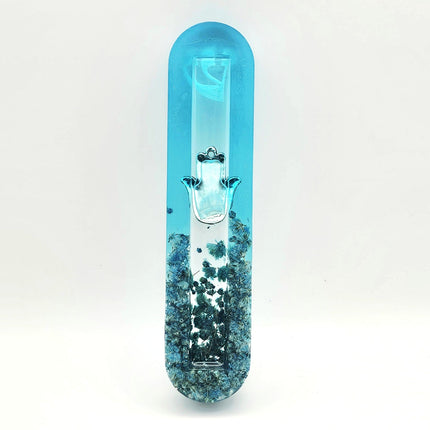 Mezuzah with a story - Hamsa - 12cm #311