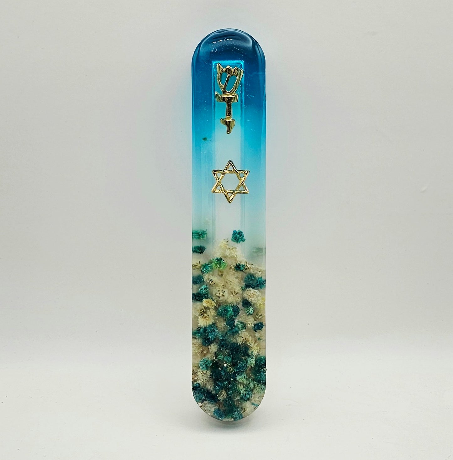 Mezuzah with a story - Magen David - 15cm #314 מזוזה עם סיפור