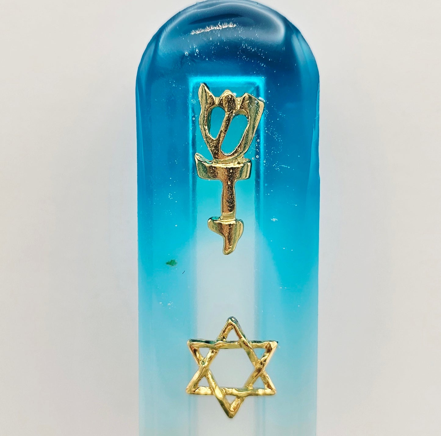 Mezuzah with a story - Magen David - 15cm #314 מזוזה עם סיפור
