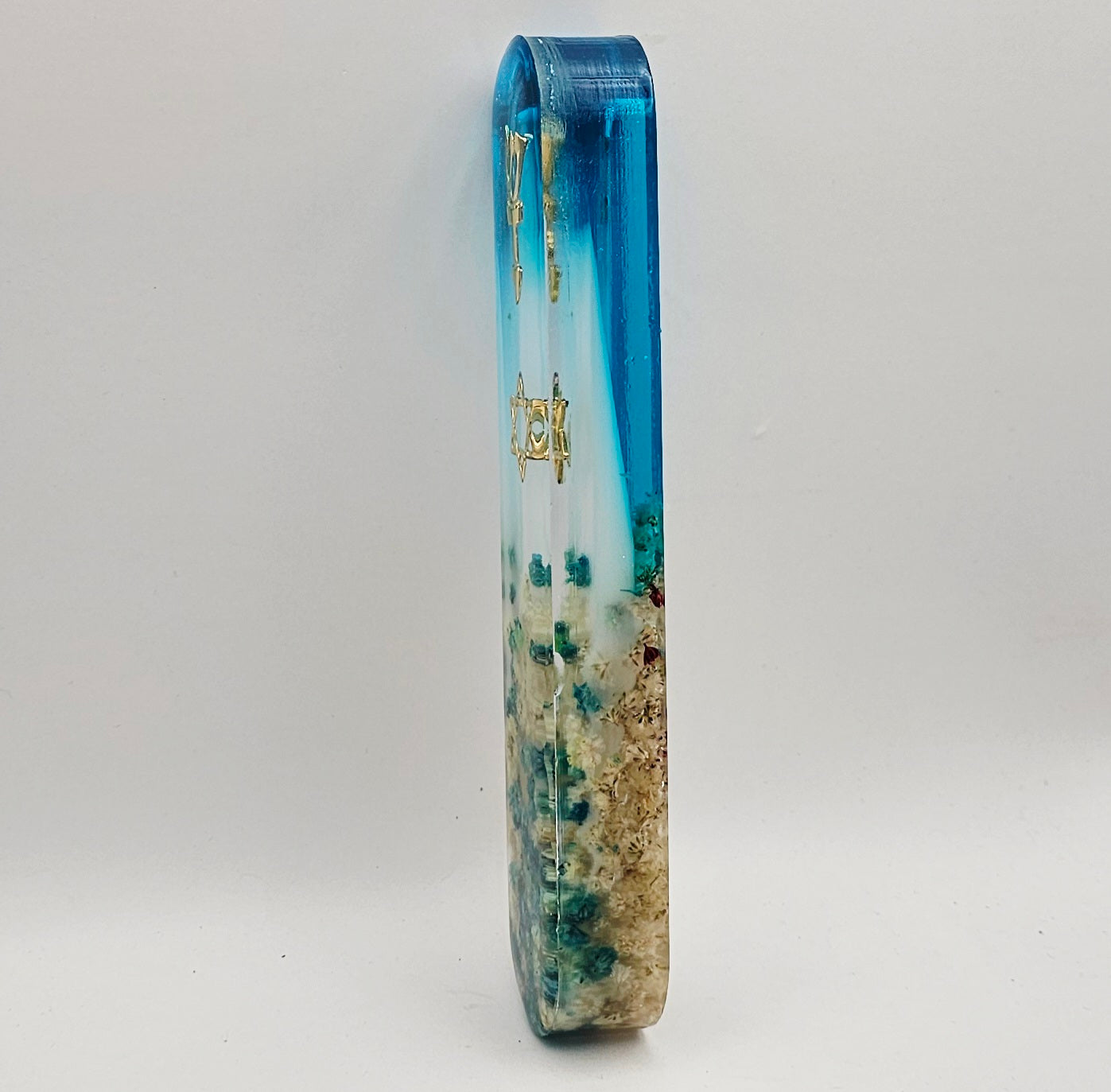 Mezuzah with a story - Magen David - 15cm #314 מזוזה עם סיפור