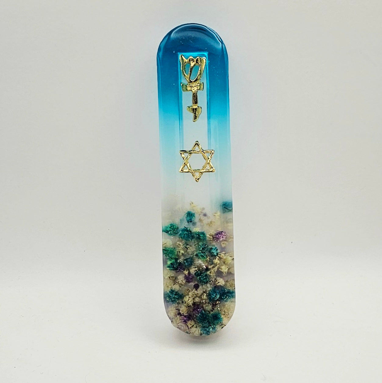 Mezuzah with a story - Magen David - 12cm #313 מזוזה עם סיפור