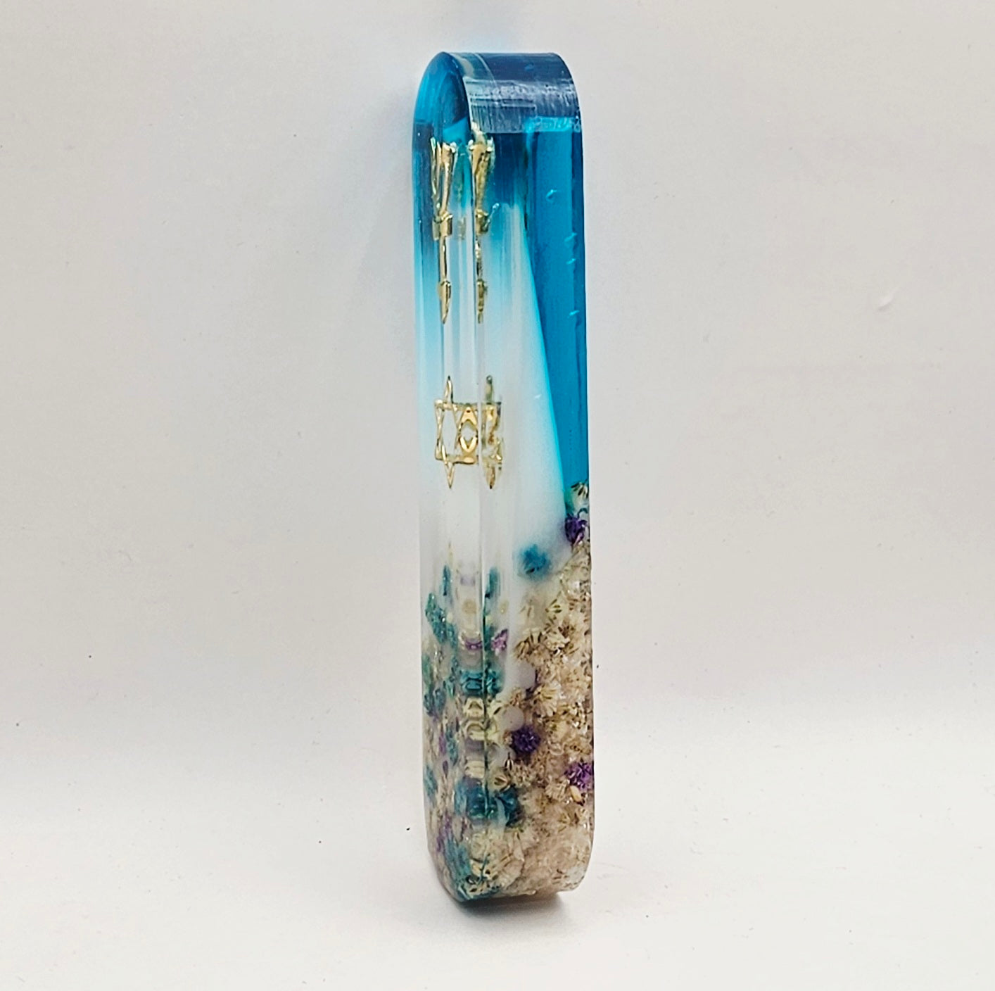Mezuzah with a story - Magen David - 12cm #313 מזוזה עם סיפור