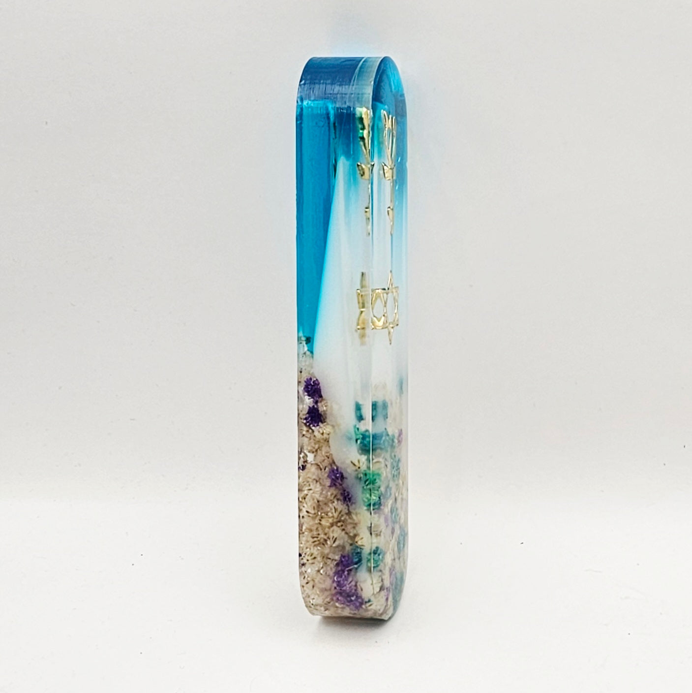 Mezuzah with a story - Magen David - 12cm #313 מזוזה עם סיפור