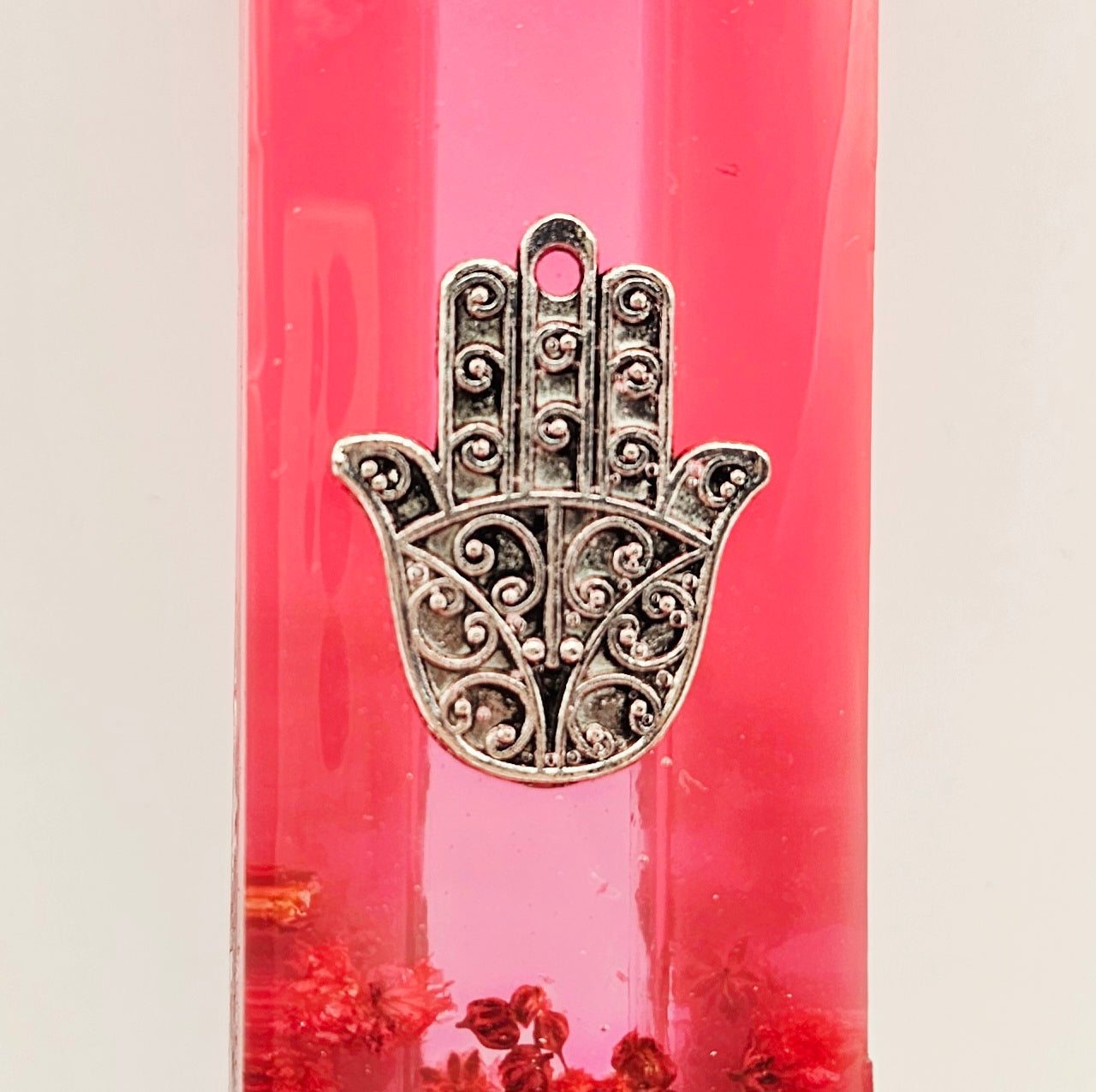 Mezuzah with a story - Hamsa - 12cm #316 מזוזה עם סיפור
