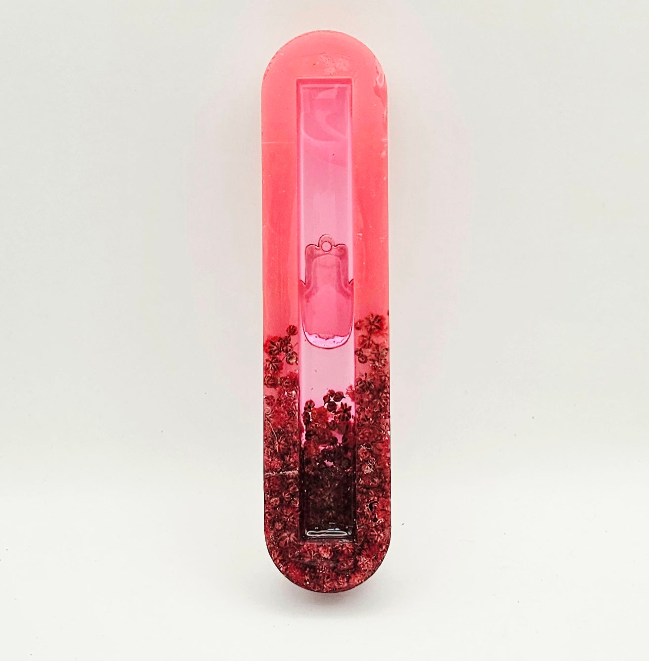 Mezuzah with a story - Hamsa - 12cm #316 מזוזה עם סיפור