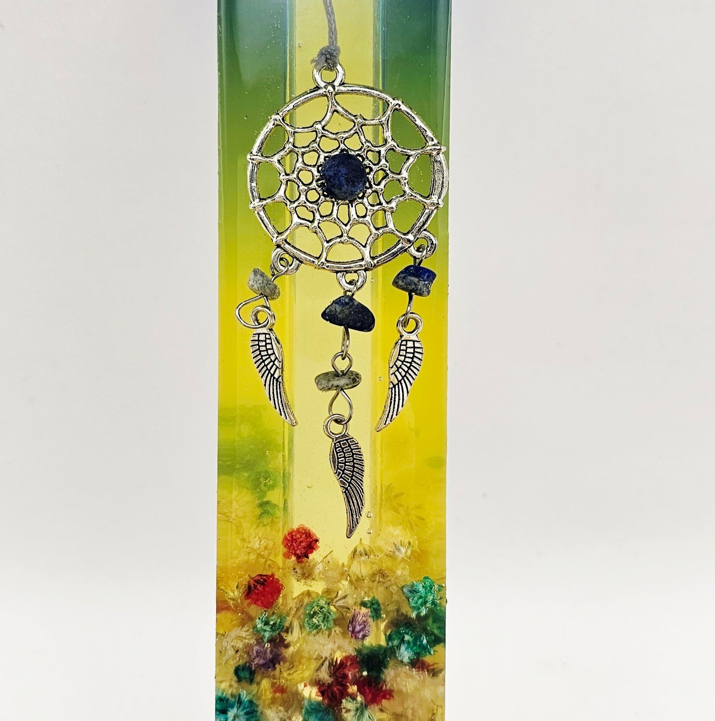 Mezuzah with a story - Dream Catcher - 15cm #321 מזוזה עם סיפור
