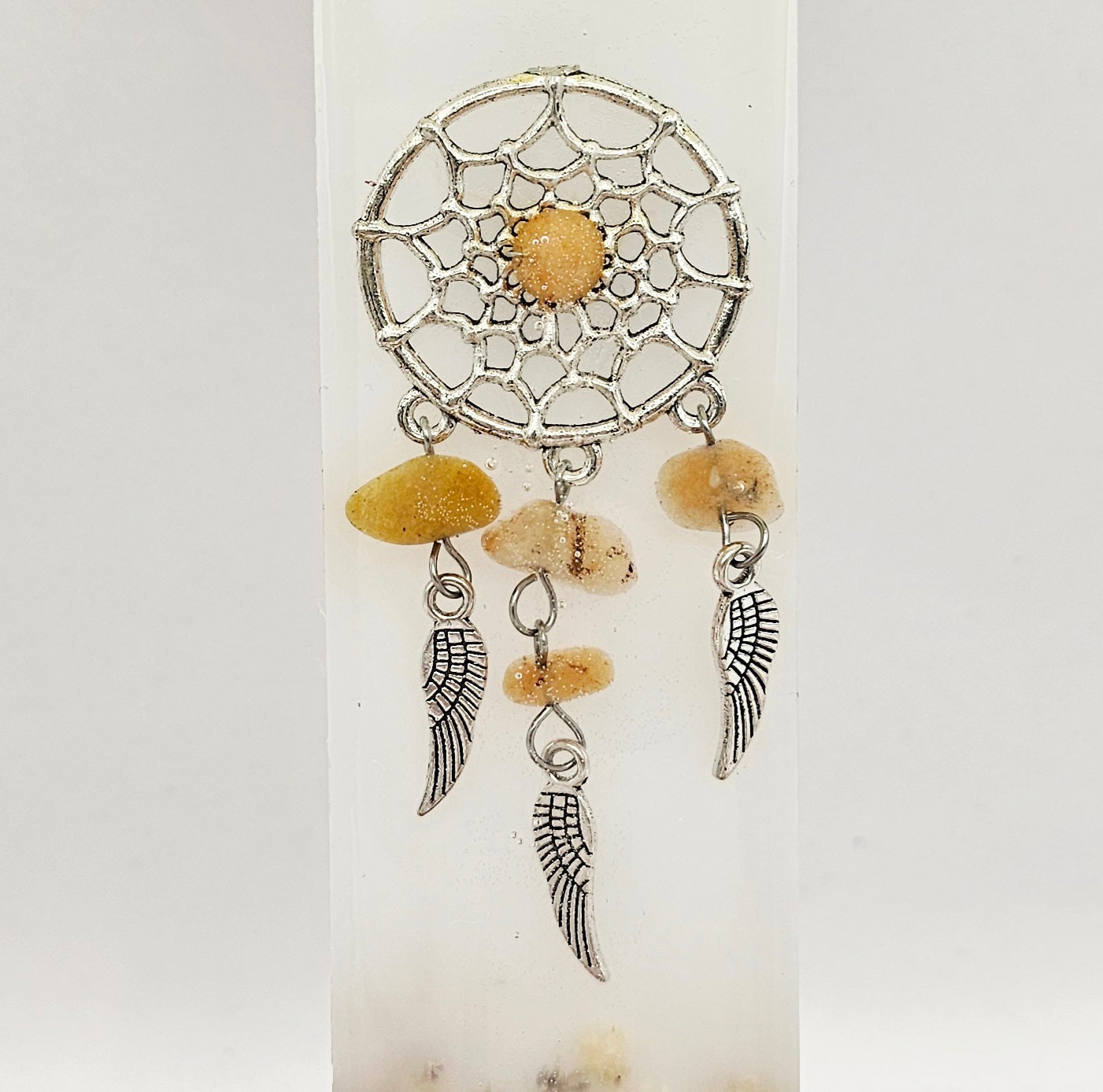 Mezuzah with a story - Dream Catcher - 15cm #339 מזוזה עם סיפור