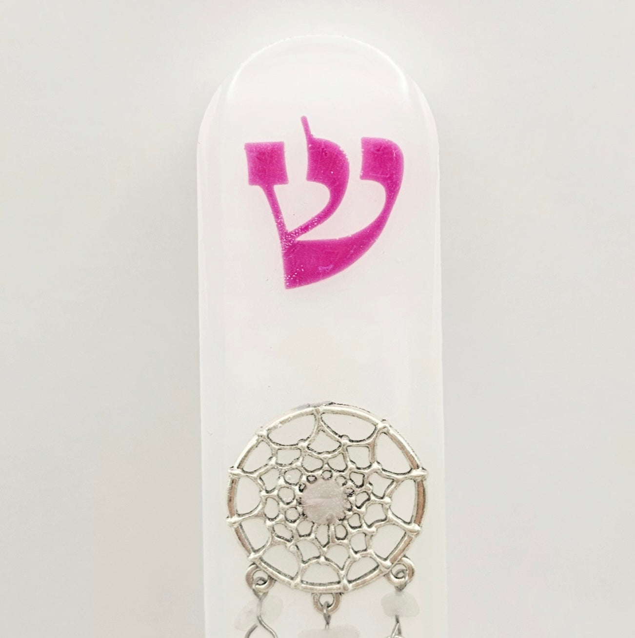 Mezuzah with a story - Dream Catcher - 15cm #340 מזוזה עם סיפור