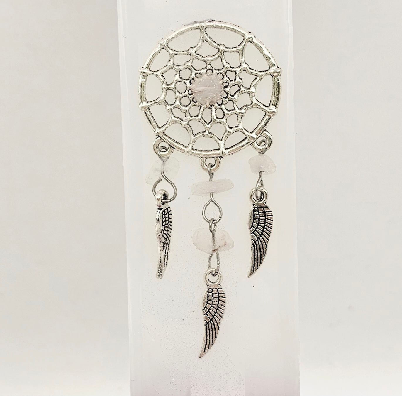 Mezuzah with a story - Dream Catcher - 15cm #340 מזוזה עם סיפור