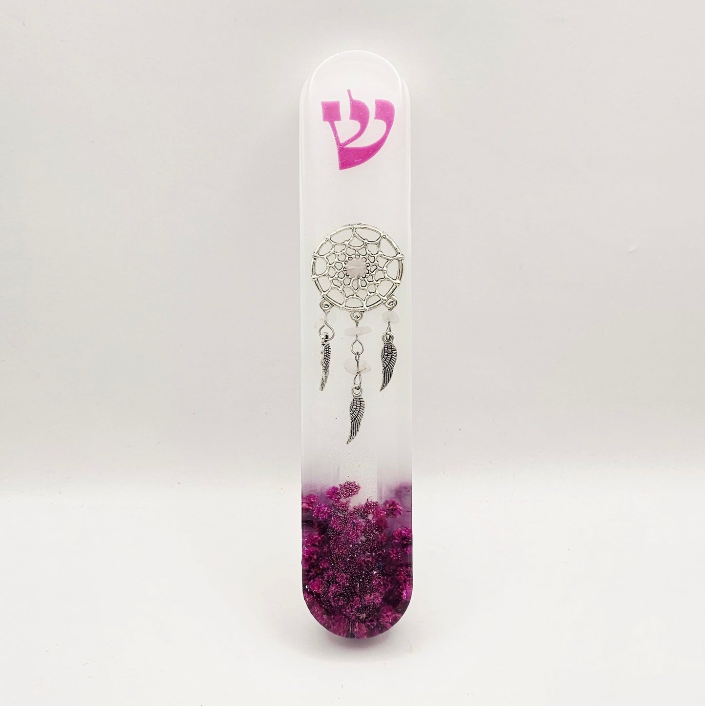 Mezuzah with a story - Dream Catcher - 15cm #340 מזוזה עם סיפור