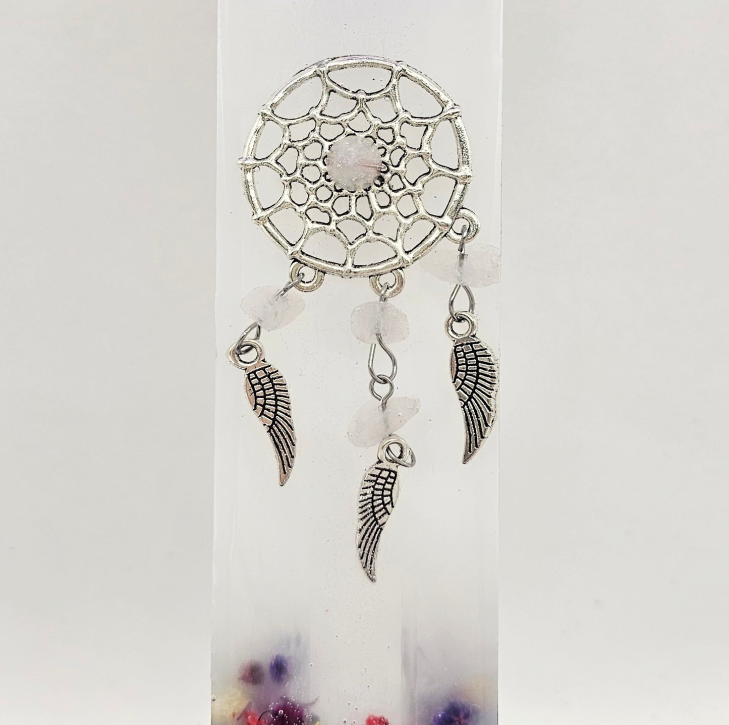 Mezuzah with a story - Dream Catcher - 15cm #341 מזוזה עם סיפור