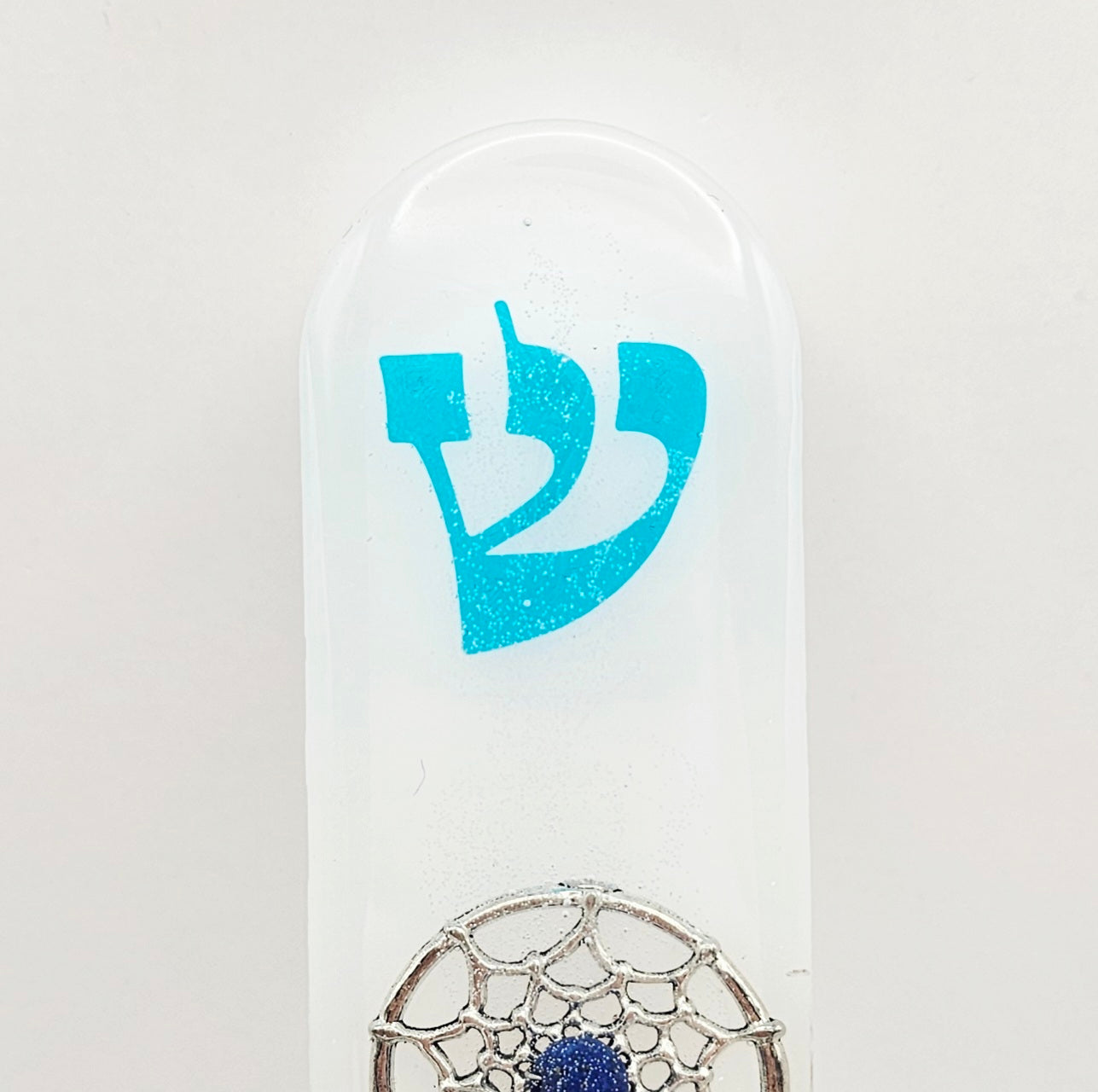 Mezuzah with a story - Dream Catcher - 15cm #342 מזוזה עם סיפור