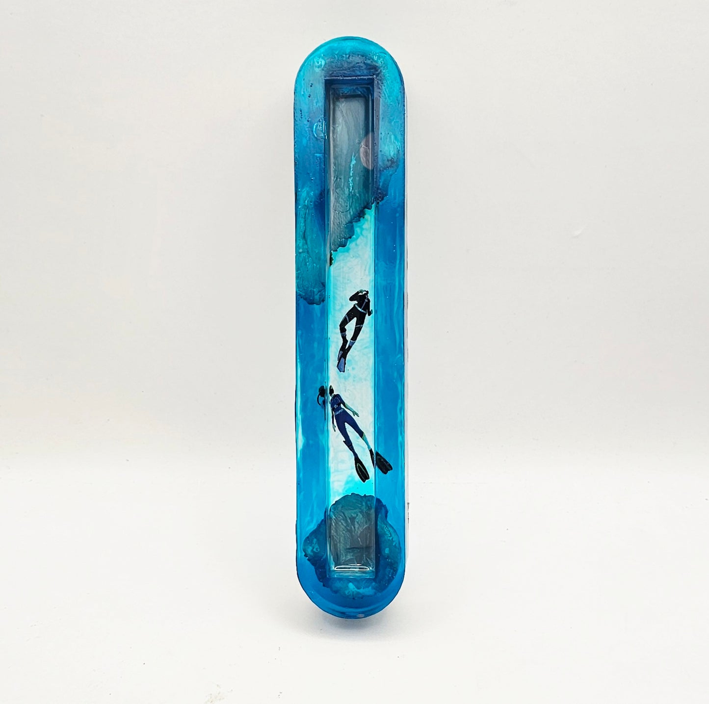 Mezuzah with a story - Diver - 15cm #343 מזוזה עם סיפור
