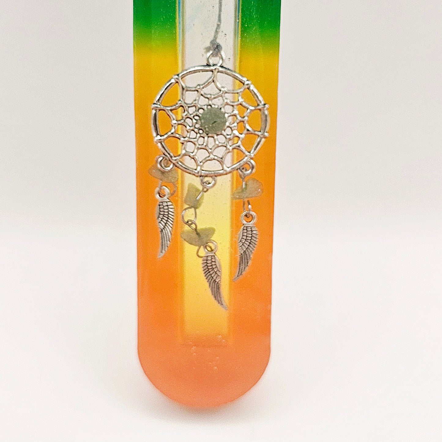 Mezuzah with a story - Dream Catcher - 15cm #351 מזוזה עם סיפור