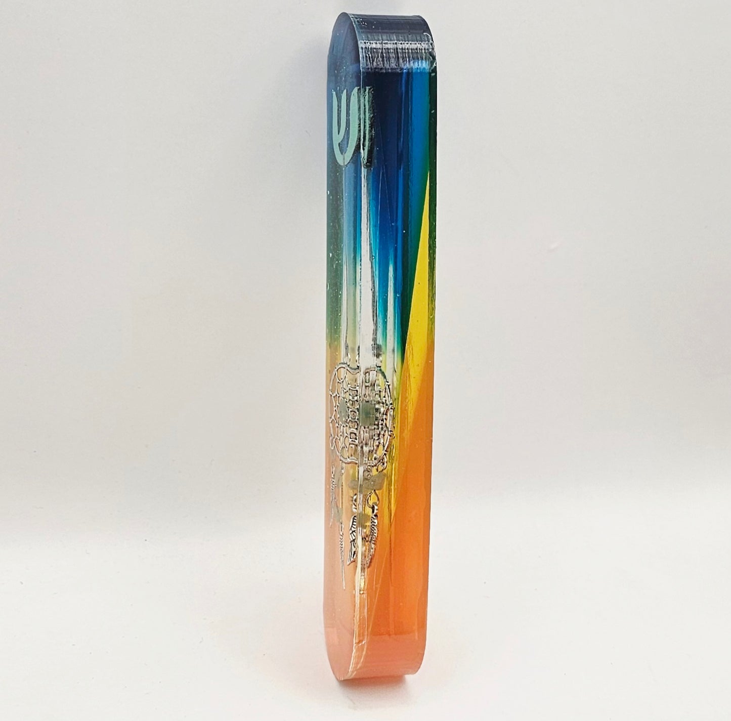 Mezuzah with a story - Dream Catcher - 15cm #351 מזוזה עם סיפור