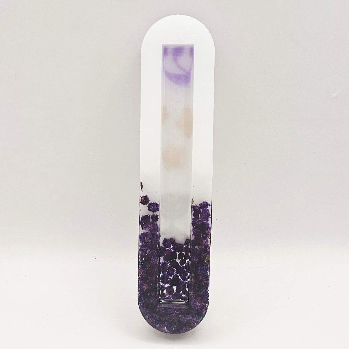 Mezuzah with a story - White - 12cm #350 מזוזה עם סיפור