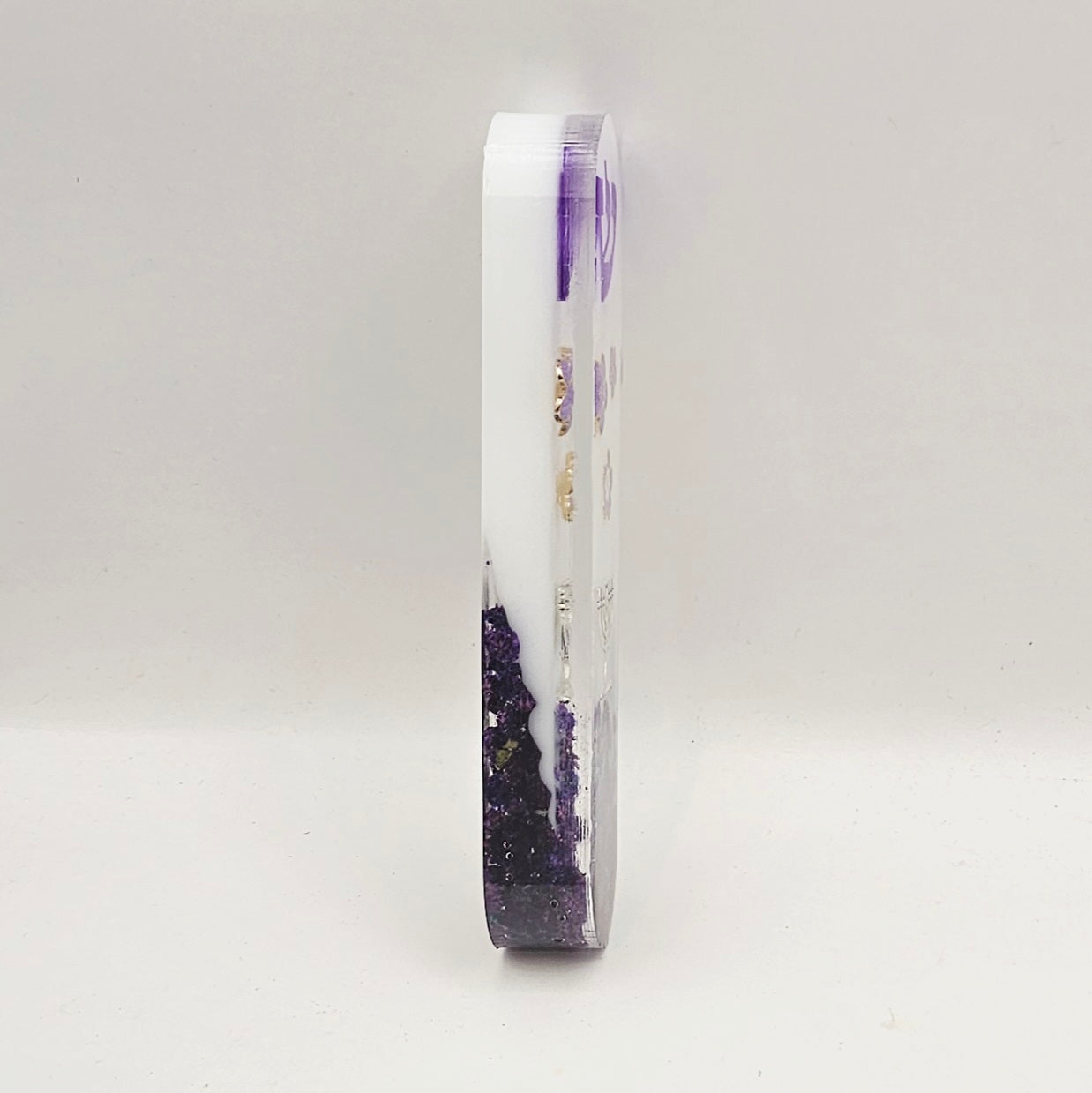 Mezuzah with a story - White - 12cm #350 מזוזה עם סיפור