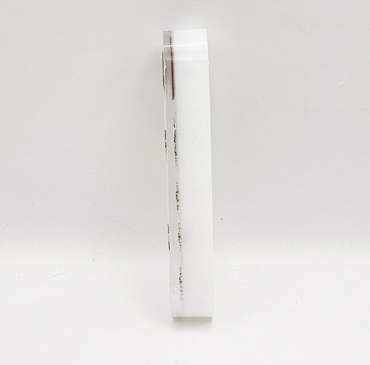 Mezuzah with a story - White - 10cm #345 מזוזה עם סיפור