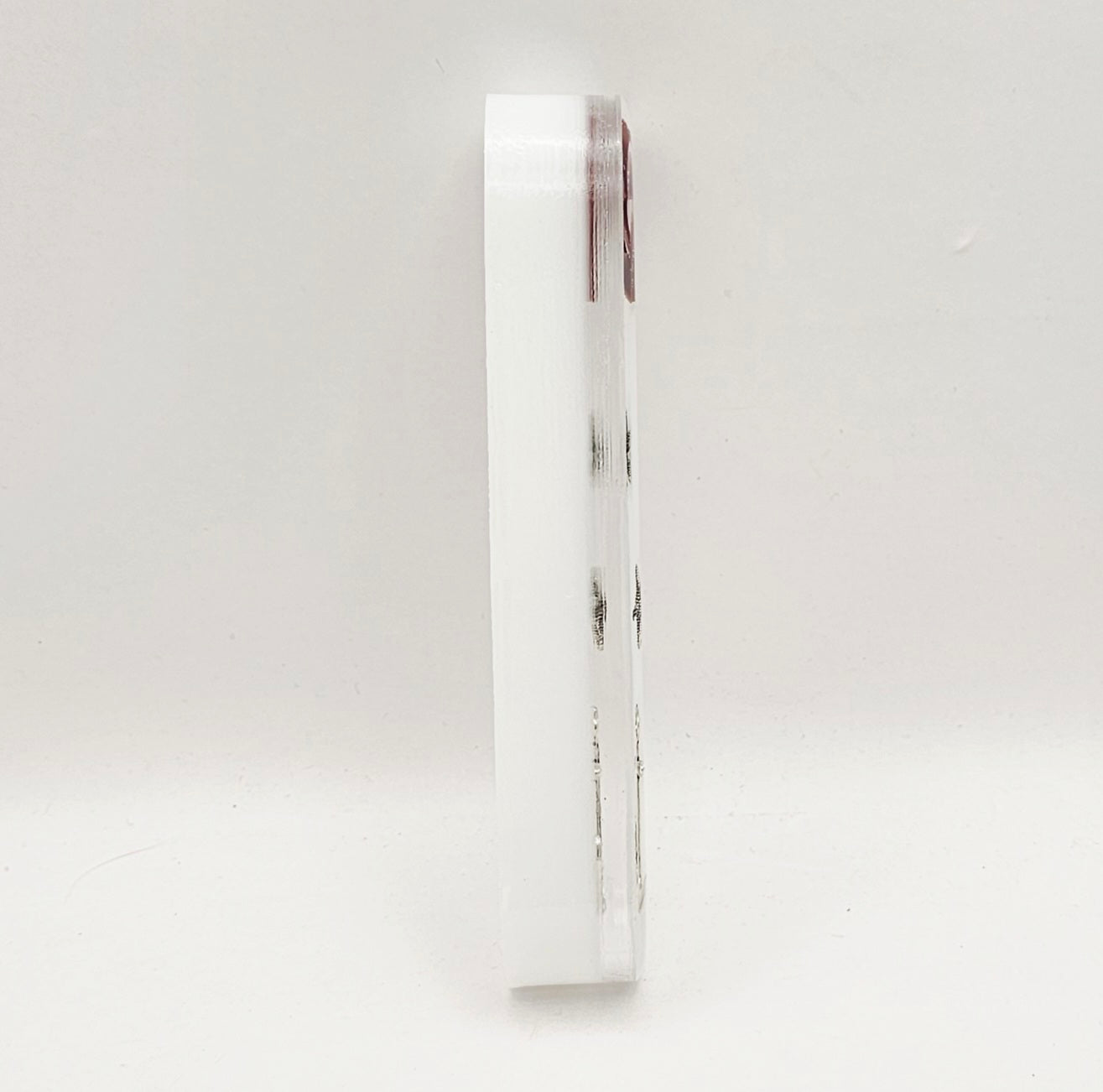 Mezuzah with a story - White - 10cm #346 מזוזה עם סיפור