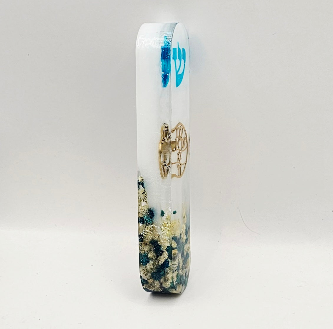Mezuzah with a story - Am Israel Chai - 12cm #352 מזוזה עם סיפור