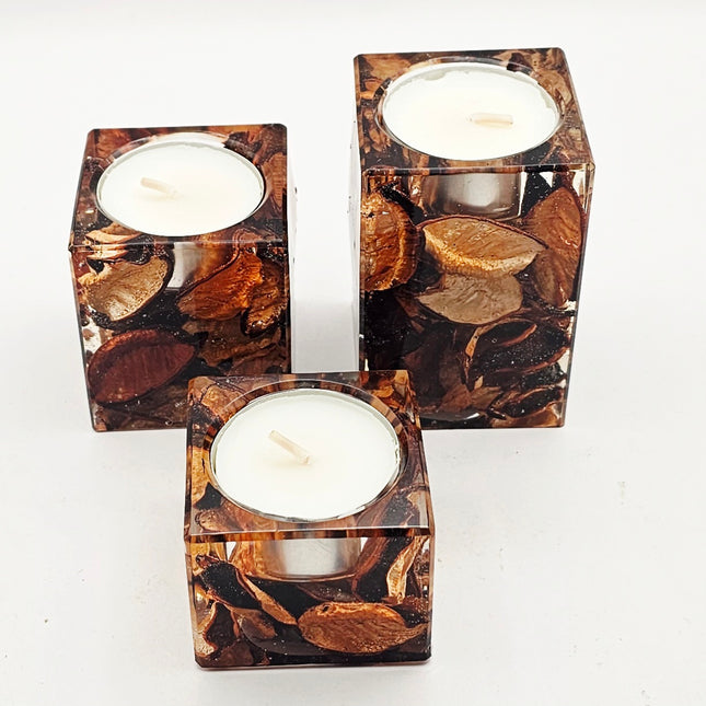 סט פמוטים - פוטפורי כתום