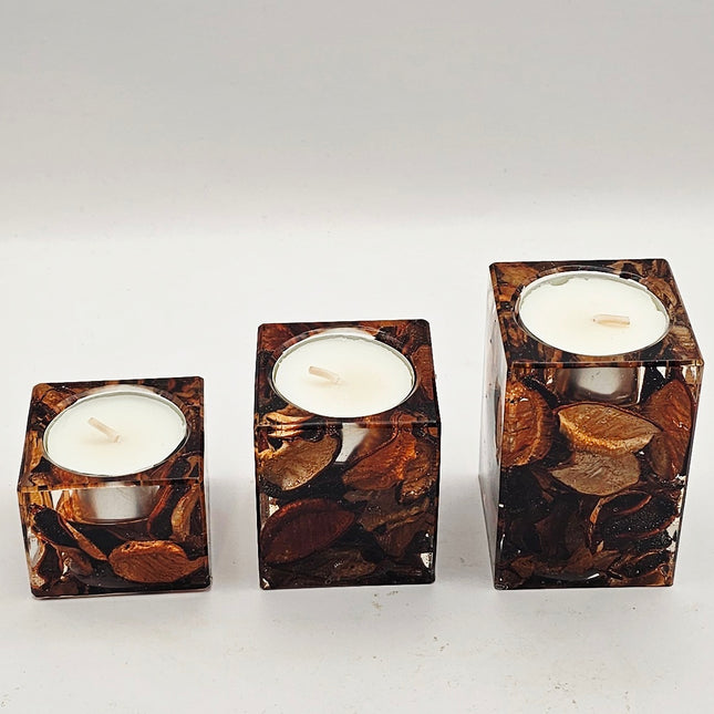 סט פמוטים - פוטפורי כתום