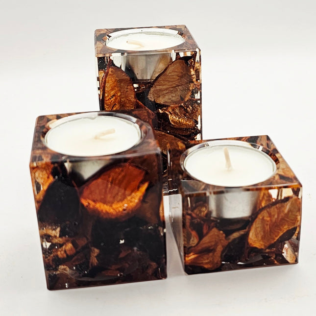 סט פמוטים - פוטפורי כתום