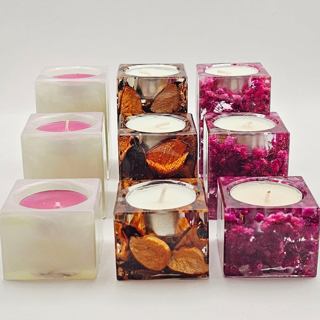 סט פמוטים - פוטפורי כתום