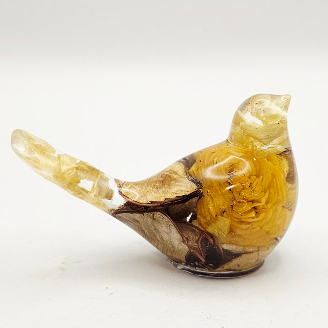 סט ציפורים - פוטפורי צהוב