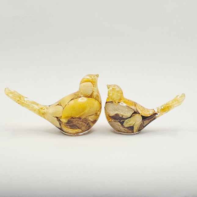 סט ציפורים - פוטפורי צהוב