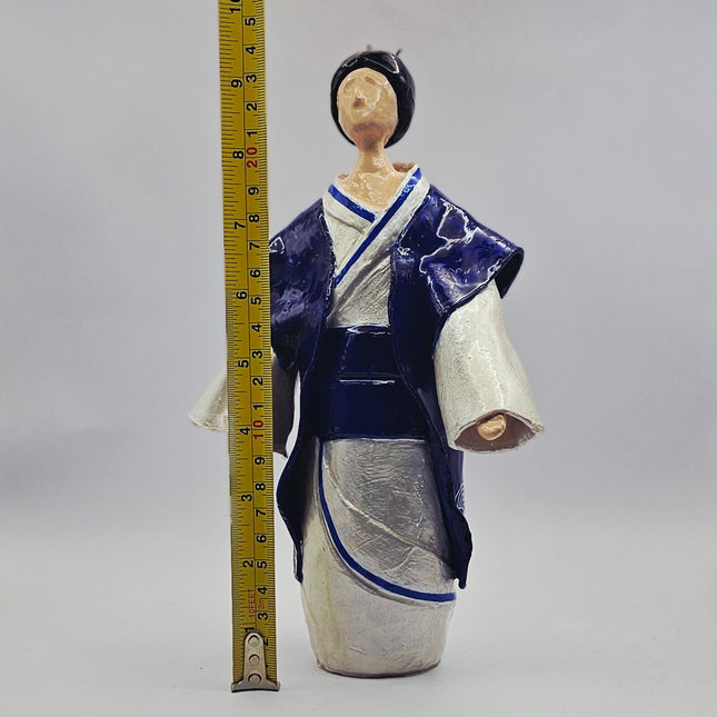 דמות קימונו - כחול