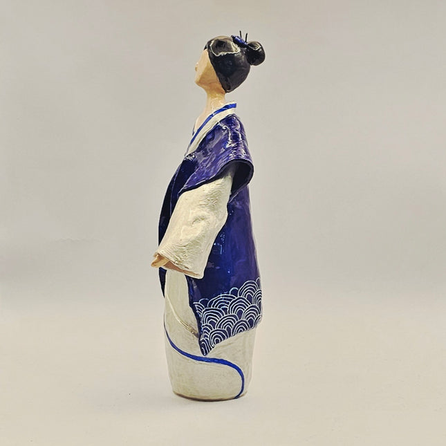 דמות קימונו - כחול