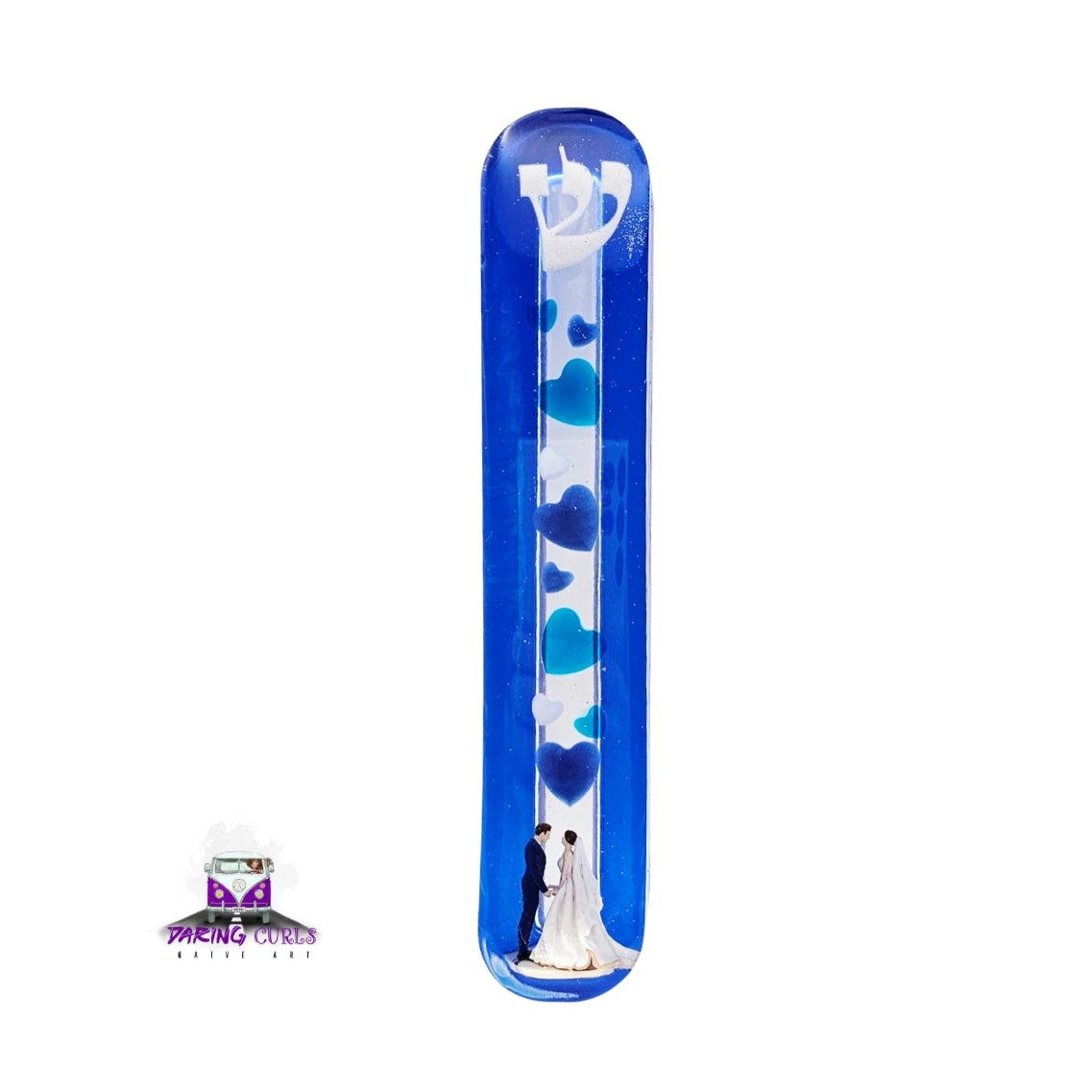 Mezuzah with a story - Wedding - 15cm #271 מזוזה עם סיפור