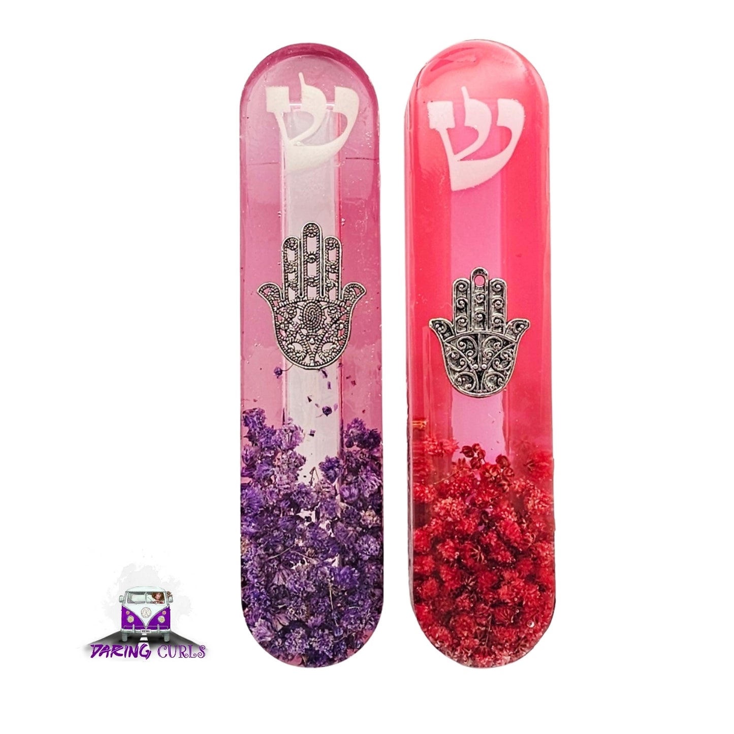 Mezuzah with a story - Hamsa - 12cm #316 מזוזה עם סיפור