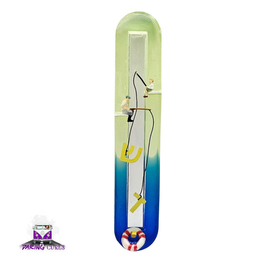 Mezuzah with a story - Fisherman - 15cm #276 מזוזה עם סיפור