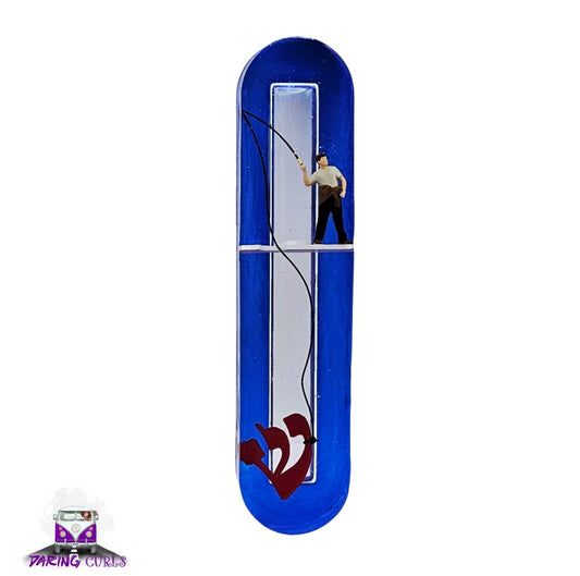 Mezuzah with a story - Fisherman - 12cm #277 מזוזה עם סיפור