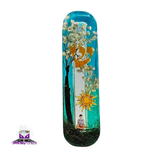 Mezuzah with a story - Meditation-10cm #279 מזוזה עם סיפור