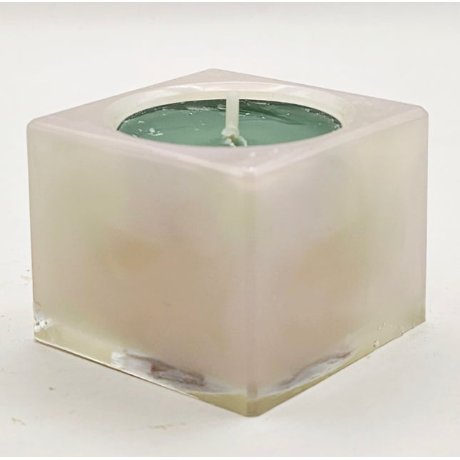 Candle holder white 3