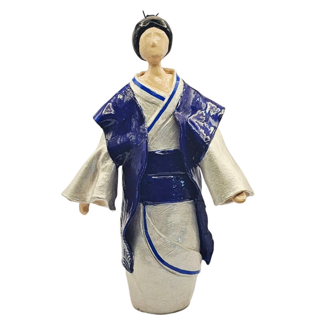 דמות קימונו - כחול