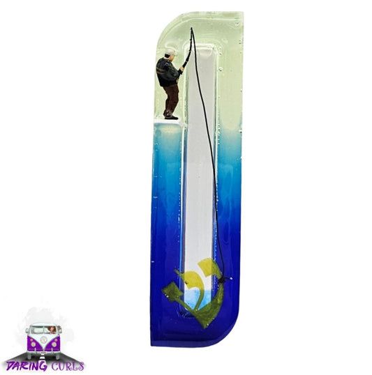 Mezuzah with a story - Fisherman - 10cm #275 מזוזה עם סיפור