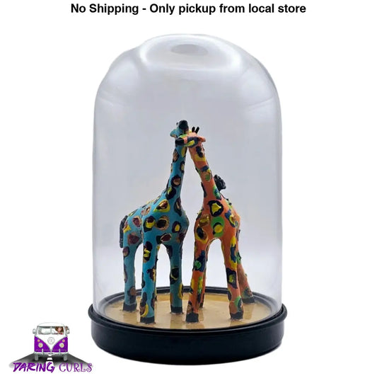 Colorful Giraffes in a Glass Dome #82 ג’ירפות בכיפת זכוכית