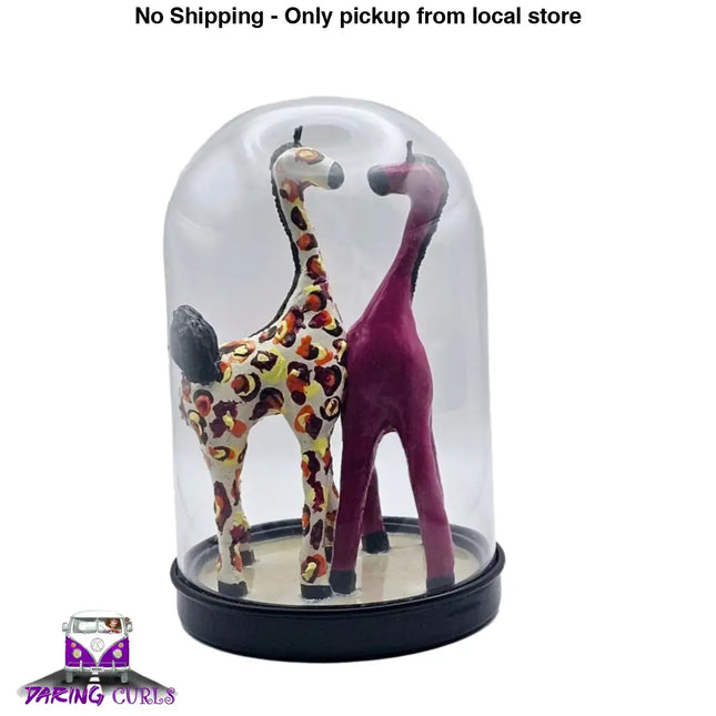 Colorful Giraffes in a Glass Dome #83 ג’ירפות בכיפת זכוכית