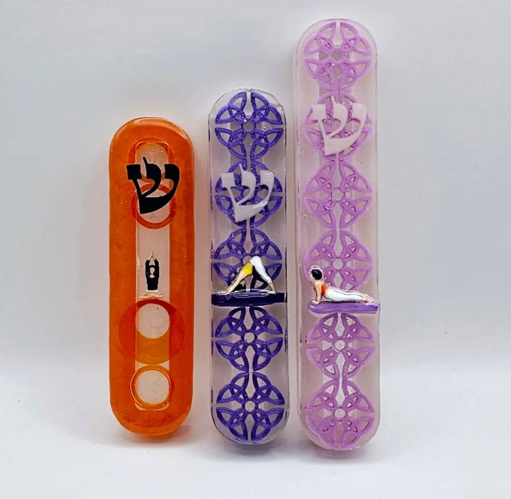 Mezuzah with a story 10cm #244 מזוזה עם סיפור Mezuzah