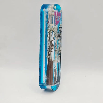 Mezuzah with a story 10cm #248 מזוזה עם סיפור Mezuzah