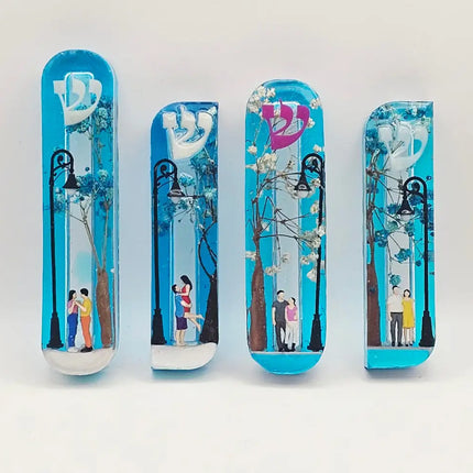 Mezuzah with a story 10cm #248 מזוזה עם סיפור Mezuzah