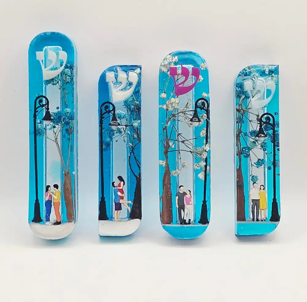 Mezuzah with a story 10cm #248 מזוזה עם סיפור Mezuzah