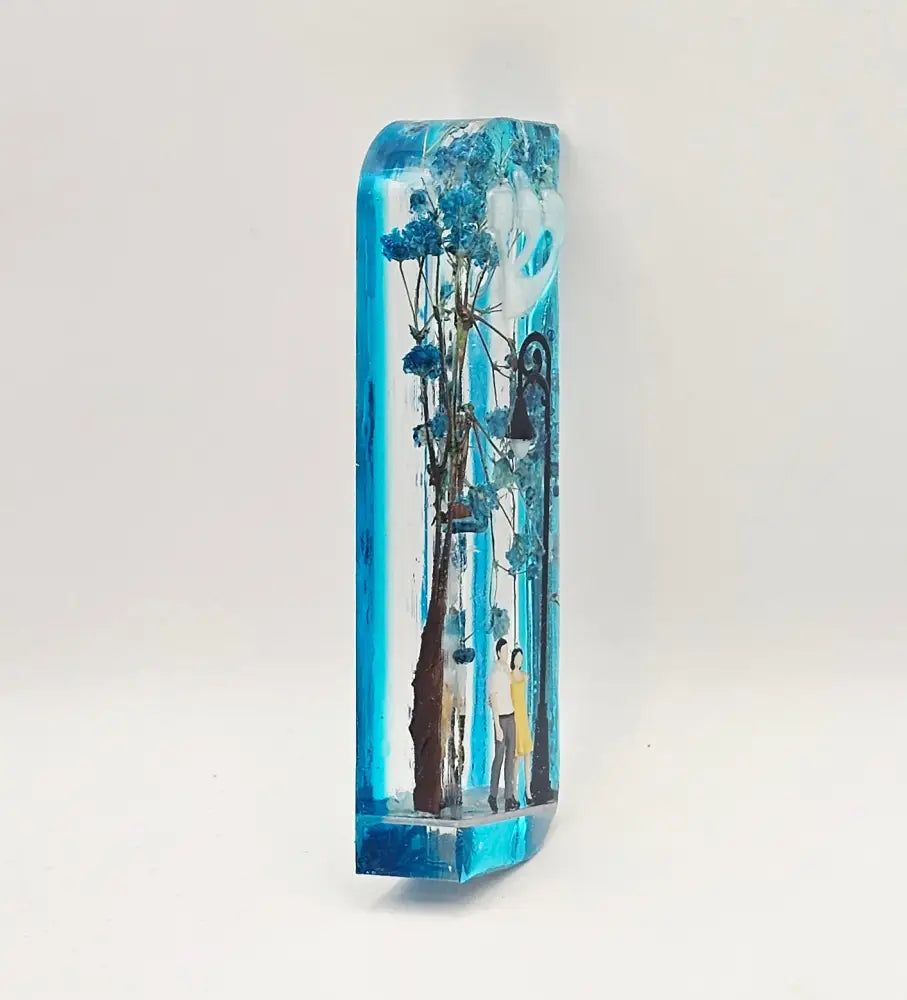 Mezuzah with a story 10cm #249 מזוזה עם סיפור Mezuzah