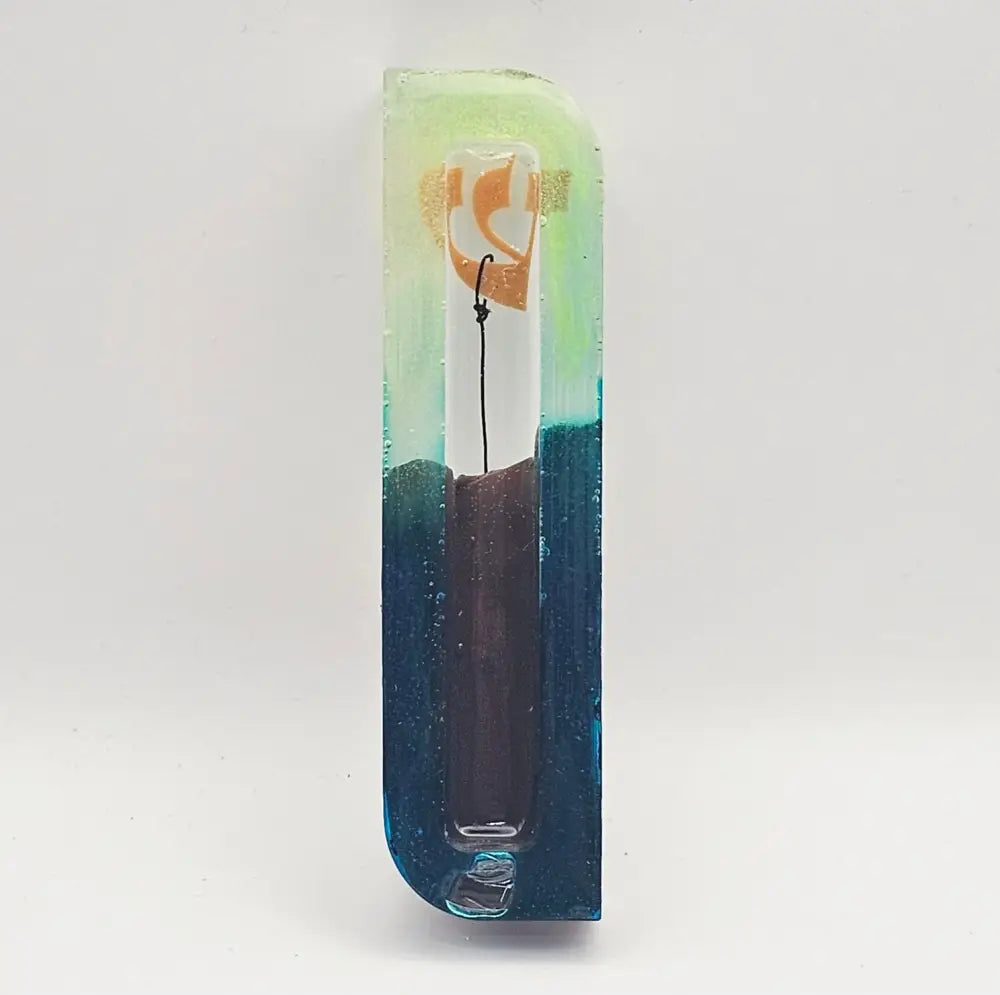 Mezuzah with a story 10cm #254 מזוזה עם סיפור Mezuzah